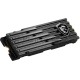 Твердотельный накопитель M.2 2280 2TB MSI SPATIUM M480 Pro PLAY Client SSD PCIe Gen4x4 with NVMe, 7400/7000, IOPS 1000/1000K, MTBF 1.6M, 3D NAND, 2GB, 1400TBW, 0,38DWPD, Heatsink, RTL