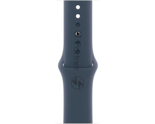 Смарт-часы Apple Watch SE 2023 A2723 44мм OLED корп.серебристый Sport Band рем.синий разм.брасл.:160-210мм (MREE3LL/A)