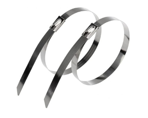 [Стяжки, крепежные материалы, маркеры] Rexant (07-0210) Стяжка кабельная стальная (304) 200x7,9мм (50 шт/уп)