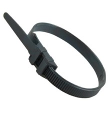 Rexant (07-0269) Стяжка нейлоновая для СИП с горизонтальным замком 260x9,0мм, черная (100 шт/уп)