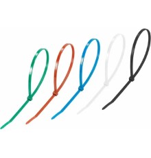 Rexant (07-0308-25) Стяжка кабельная нейлоновая 300x4,8мм, набор 5 цветов (25 шт/уп)