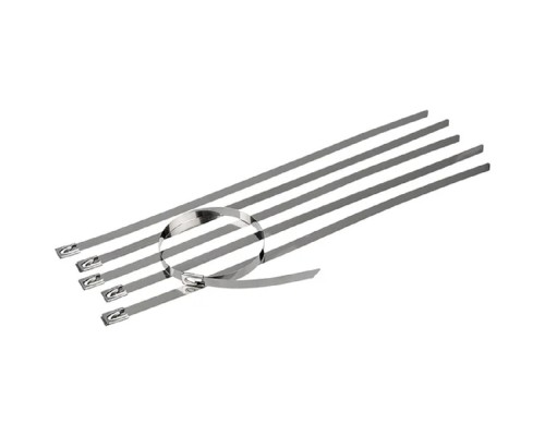 [Стяжки, крепежные материалы, маркеры] Rexant (07-0310) Стяжка кабельная стальная (304) 300x7,9мм (50 шт/уп)