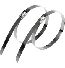 Rexant (07-0410) Стяжка кабельная стальная (304) 400x7,9мм (50 шт/уп)