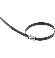 Rexant (07-0428-5) Стяжка кабельная стальная (304) с полимерным покрытием 400x4,6мм (50 шт/уп)