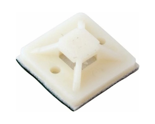 [Стяжки, крепежные материалы, маркеры] Rexant (07-2020-1) Площадка самоклеящаяся 20х20 мм, белая (10 шт/уп)