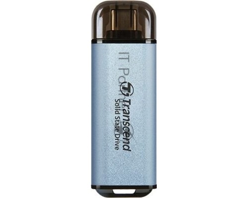 Накопитель SSD Transcend USB-C 2TB TS2TESD300C ESD300 голубой