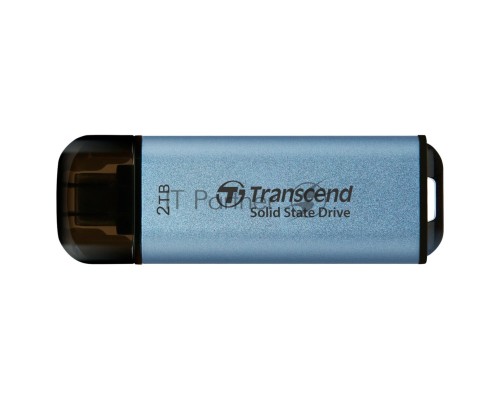 Накопитель SSD Transcend USB-C 2TB TS2TESD300C ESD300 голубой