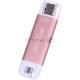 Накопитель SSD Transcend USB-C 512GB TS512GESD310P розовый USB-A