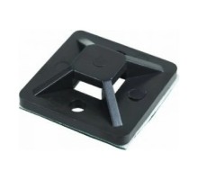 Rexant (07-2026) Площадка самоклеящаяся 25х25 мм, черная (100 шт/уп)