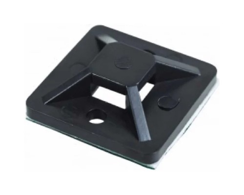 [Стяжки, крепежные материалы, маркеры] Rexant (07-2031) Площадка самоклеящаяся 30х30 мм, черная (100 шт/уп)