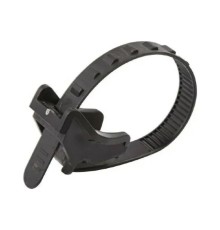 Rexant (07-2160) Подвес для крепления кабеля к тросу 160х12 мм, черный (100 шт/уп)