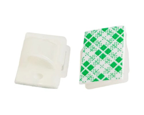 [Стяжки, крепежные материалы, маркеры] Rexant (07-2320) Площадка самоклеящаяся c клипсой 20х14 мм (100 шт/уп)