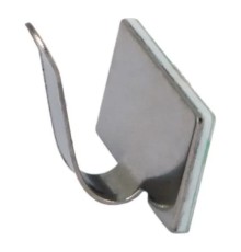 Rexant (07-2420) Площадка самоклеящаяся металлическая с клипсой 20х10 мм (100 шт/уп)