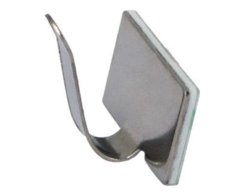 [Стяжки, крепежные материалы, маркеры] Rexant (07-2420) Площадка самоклеящаяся металлическая с клипсой 20х10 мм (100 шт/уп)