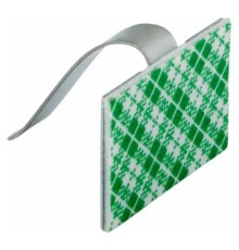 Rexant (07-2430) Площадка самоклеящаяся металлическая с клипсой 30х20 мм (100 шт/уп)