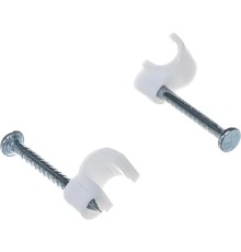 Rexant (07-4003) Крепеж кабеля круглый 3мм, белый (50 шт/уп)