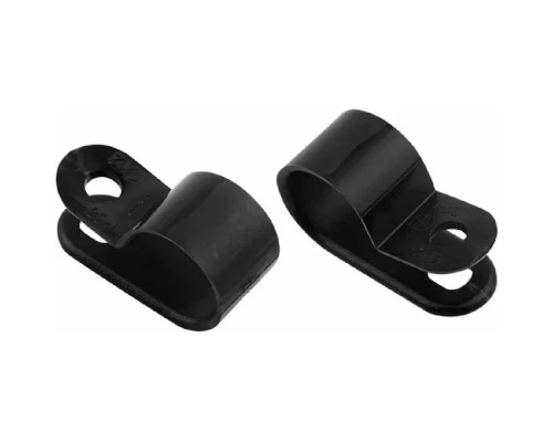 [Стяжки, крепежные материалы, маркеры] Rexant (07-4405-1) Скоба под винт 5мм, черная (50 шт/уп)