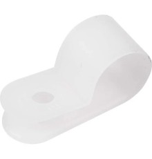 Rexant (07-4409) Скоба под винт 9мм, белая (50 шт/уп)