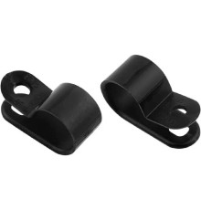 Rexant (07-4409-1) Скоба под винт 9мм, черная (50 шт/уп)