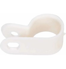 Rexant (07-4412) Скоба под винт 12мм, белая (50 шт/уп)