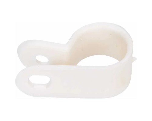 [Стяжки, крепежные материалы, маркеры] Rexant (07-4412) Скоба под винт 12мм, белая (50 шт/уп)