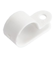 Rexant (07-4416) Скоба под винт 16мм, белая (50 шт/уп)
