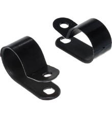 Rexant (07-4416-1) Скоба под винт 16мм, черная (50 шт/уп) 