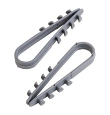 PROconnect (07-4501-3) Дюбель-хомут 5-10мм, круглый, серый (100 шт/уп)