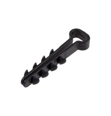 Rexant (07-4609) Дюбель-хомут 5-8мм, прямоугольный, черный (100 шт/уп)