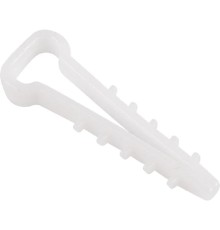 Rexant (07-4612) Дюбель-хомут 6-12мм, прямоугольный, белый (100 шт/уп)