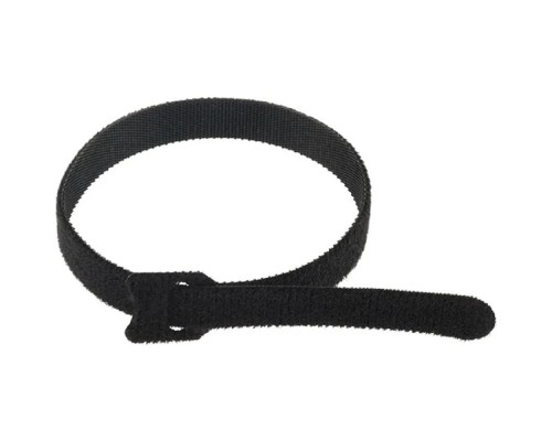 [Стяжки, крепежные материалы, маркеры] Rexant (07-7316) Хомут–липучка многоразовый 320х14мм, черный (12 шт/уп)