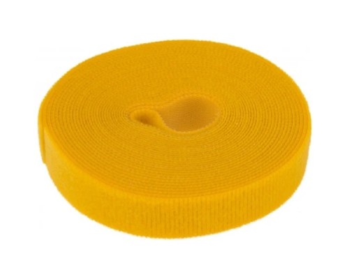 [Стяжки, крепежные материалы, маркеры] Rexant (07-7522) Лента-липучка многоразовая 5 м х 20мм, желтая (1 шт/уп)