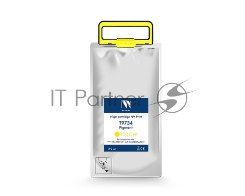 Струйный картридж NV Print T9734 (NV-C13T973400) Yellow для Epson WorkForce Pro WF-C869RDTWF (RIPS), WF-C869RDTWFSW (22 000 стр)