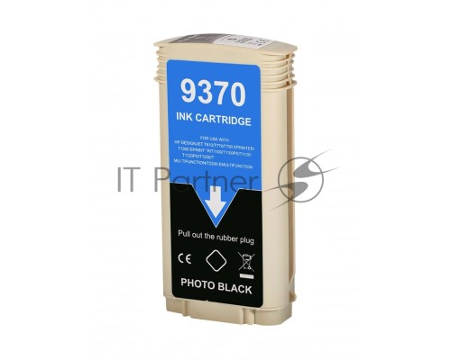 Струйный картридж NV Print 72 (NV-C9370A) Photo Black для HP DesignJet T1100, T1120, T1200, T1300,  T610, T620, T770, T790, T2300, T795 (130 мл)