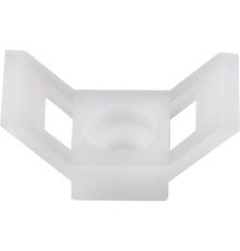 Rexant (07-2104) Площадка для крепления стяжки 29х15х5 мм, белая (100 шт/уп)