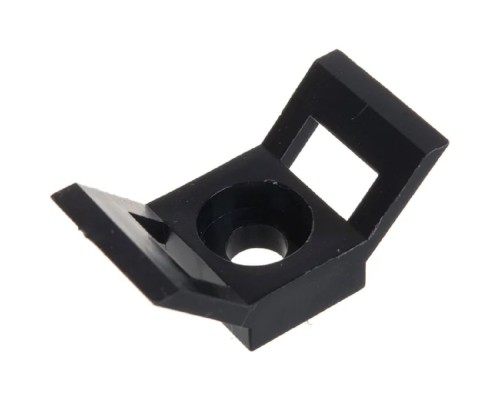 [Стяжки, крепежные материалы, маркеры] Rexant (07-2105) Площадка для крепления стяжки 29х15х5 мм, черная (100 шт/уп)