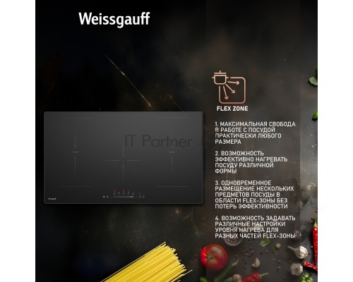 Варочная поверхность Weissgauff HI 950 BSC Dual Flex Индукционная черный