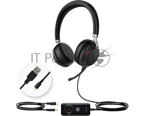 Гарнитура USB/Bluetooth Yealink UH38 Dual UC-BAT черный