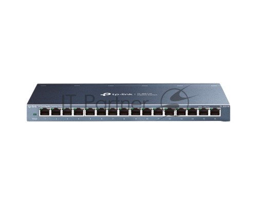Настольный коммутатор TP-Link TL-SG116P с 16 гигабитными портами PoE+