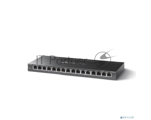 Настольный коммутатор TP-Link TL-SG116P с 16 гигабитными портами PoE+