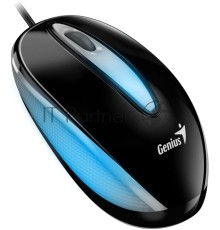 Мышь проводная Genius DX-Mini черный, 1000 dpi, USB, кнопки - 3