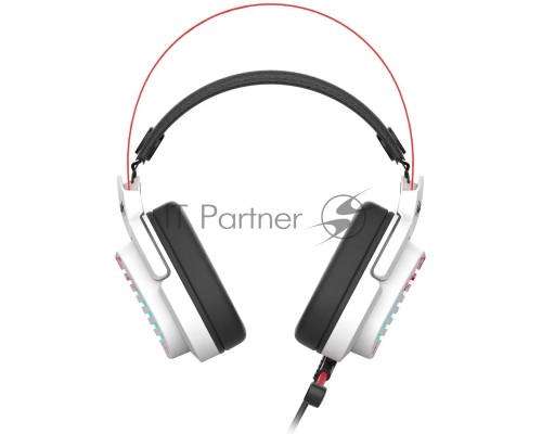 Наушники с микрофоном A4Tech Bloody G560 белый/красный 2м мониторные оголовье (G560 NARAKA)