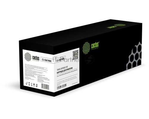Картридж лазерный Cactus CS-C067HBK 067HBK черный (3130стр.) для Canon i-SENSYS LBP631Cw/LBP633Cdw/MF651Cw/MF655Cdw/MF657Cdw