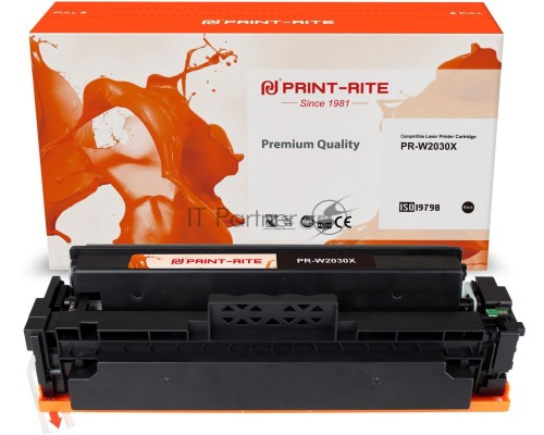 Картридж лазерный Print-Rite TFHBKSBPU1J PR-W2030X W2030X черный (7500стр.) для HP Color LaserJet Pro M454nw/dn/dw, MFP M479dw/fdn/fdw Картридж лазерный Print-Rite TFHBKSBPU1J PR-W2030X W2030X черный (7500стр.) для HP Color LaserJet Pro M454nw/dn/dw, MFP M479dw/fdn/fdw