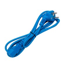 Кабель питания Cablexpert (RU) Schuko-C13, 3x0.75мм2, 10A, с заземлением, медь, 1.8м, синий,пак (PC-186-VDE-B-1.8M)