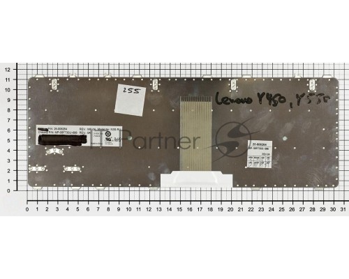 Клавиатура для ноутбука Lenovo IdeaPad Y450 Y450A Y450G Y550 Y550A Y460 Y560 B460 белая
