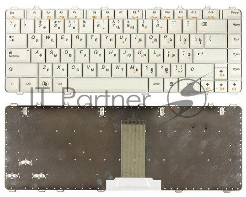 Клавиатура для ноутбука Lenovo IdeaPad Y450 Y450A Y450G Y550 Y550A Y460 Y560 B460 белая