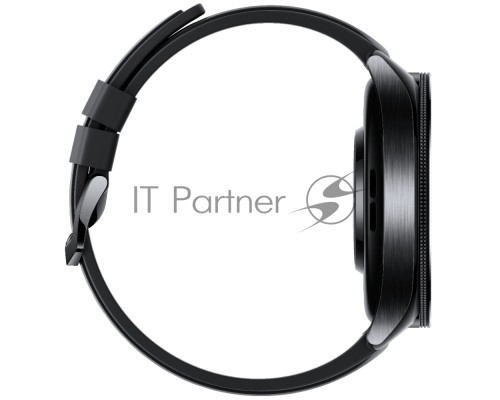 Часы наручные Xiaomi Смарт-часы Xiaomi Watch 2 Pro -Bluetooth® Black Case with Black Fluororubber Strap M2234W1 (BHR7211GL)