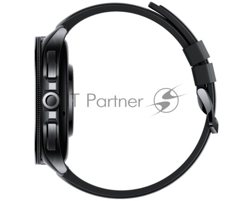 Часы наручные Xiaomi Смарт-часы Xiaomi Watch 2 Pro -Bluetooth® Black Case with Black Fluororubber Strap M2234W1 (BHR7211GL)