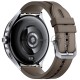 Часы наручные Xiaomi Смарт-часы Xiaomi Watch 2 Pro - Bluetooth® Silver Case with Brown Leather Strap M2234W1 (BHR7216GL)